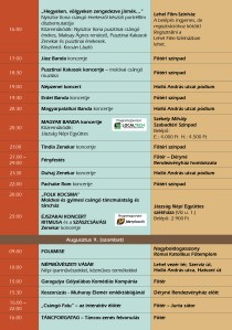 Programok – CSÁNGÓ FESZTIVÁL