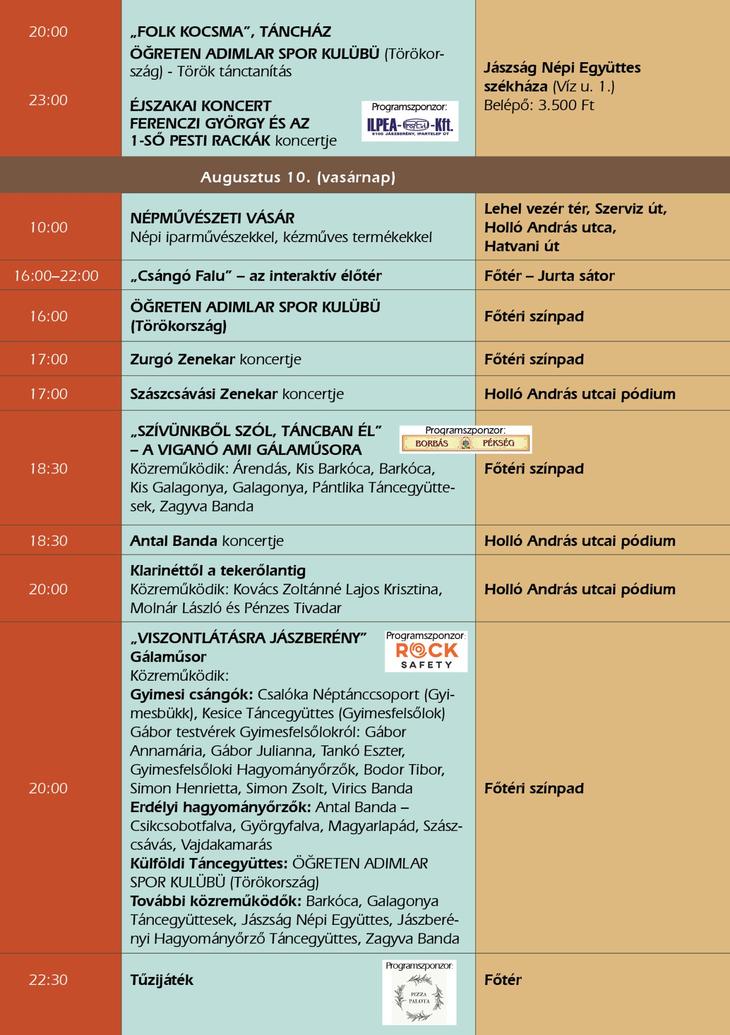 Programok – CSÁNGÓ FESZTIVÁL