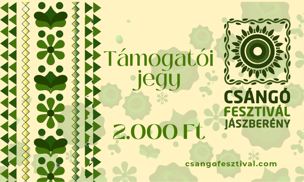 2000 Forint támogatás